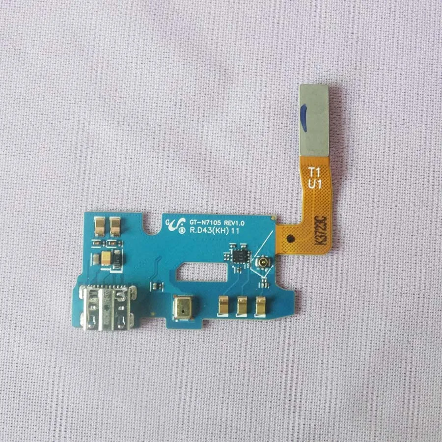 10 шт./лот для Samsung Galaxy Note 2 II N7100 N7105 USB зарядное устройство док-порт гибкий кабель