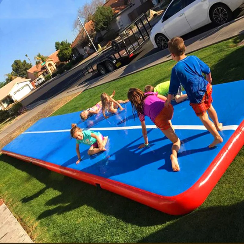 

Free Shipping Air Mat Track Inflatable Gymnastics Tumble Track Gym Mat 8mx2mx0.2m Gymnastics Mat For Training/Water with Pump