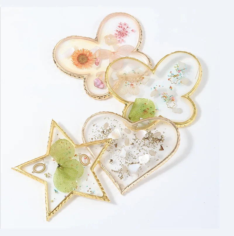 

1PCS Natural Resin Agate Nail Color Mixing Palette Gel Polish Drawing Holder Butterfly Shelf Paint Palette DIY Nail Art Display