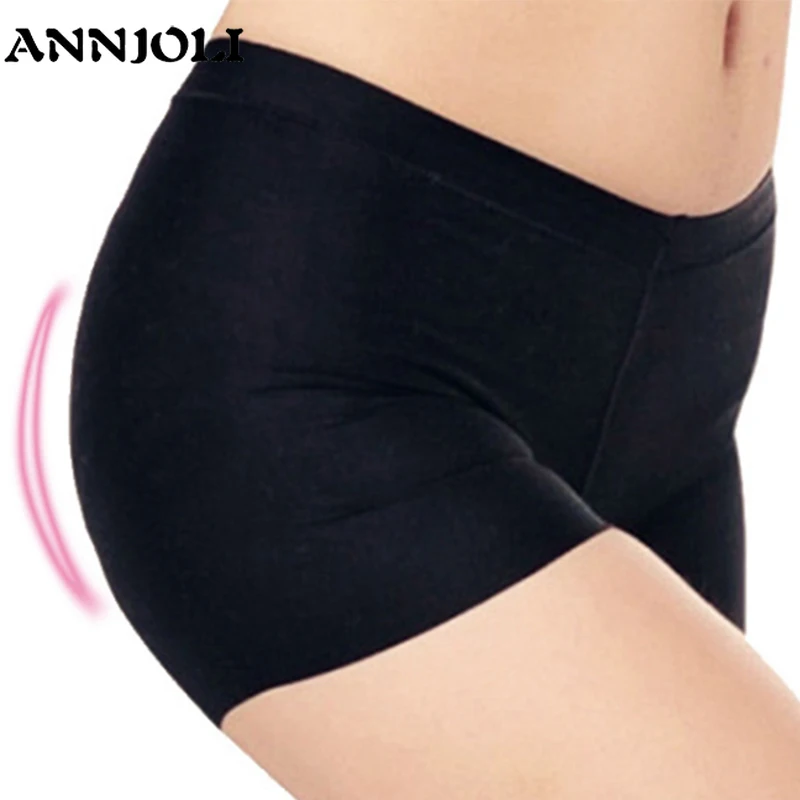 Женские бесшовные шорты ANNJOLI тонкие колготки из мягкого вискозного шелка анти