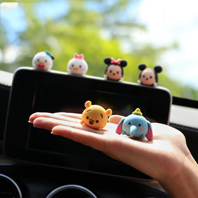 Милые украшения для салона автомобиля 6 шт. милая кукла Минни Микки украшение