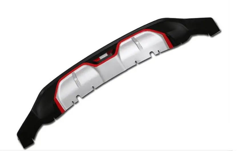 ABS Автомобильный задний багажник губы бампер Защита выхлопного отверстия