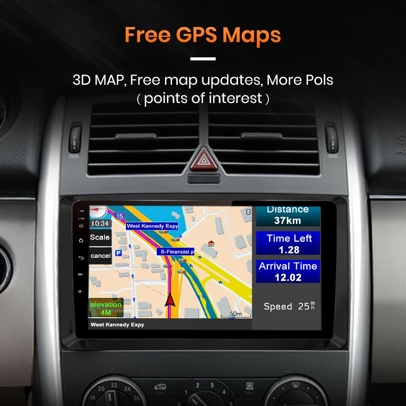 AWESAFE AI Voice для Mercedes Benz B200 A B Class W169 W245 автомобильное радио 2 din android Автомобильный