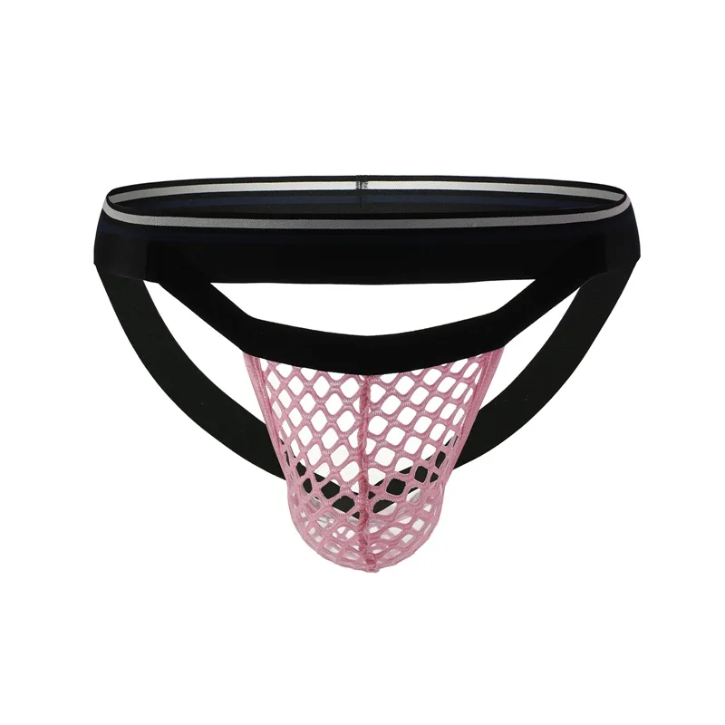 Лидер продаж мужские сетчатые Трусики-бикини с открытой спиной бандаж вырезами