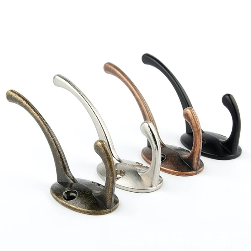 Металлический настенный крючок вешалка с крючком для одежды винтажный Бронзовый