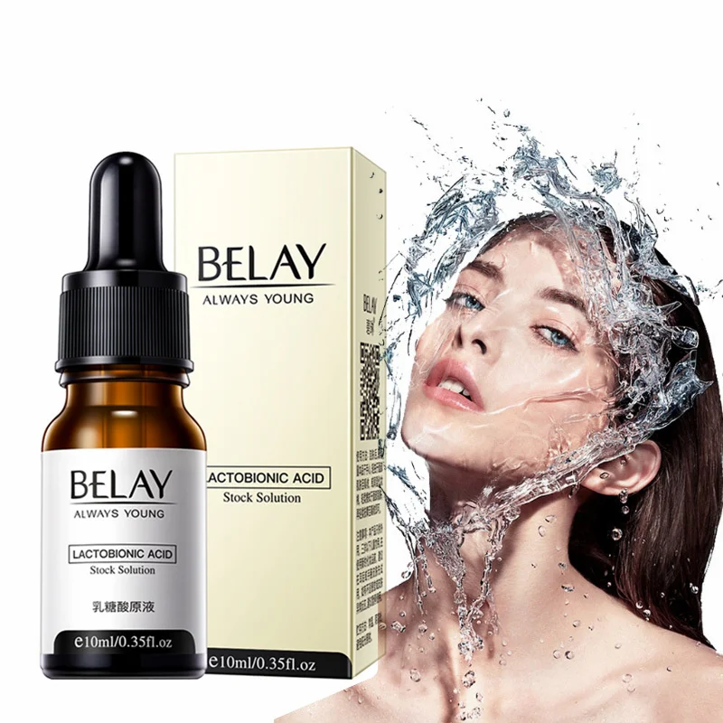 

Lactobionic Acid Shrink Pores Facial Serum Anti-Oxidation Firming Anti Wrinkle Remove Fine Lines Whitening Pores Skin Care