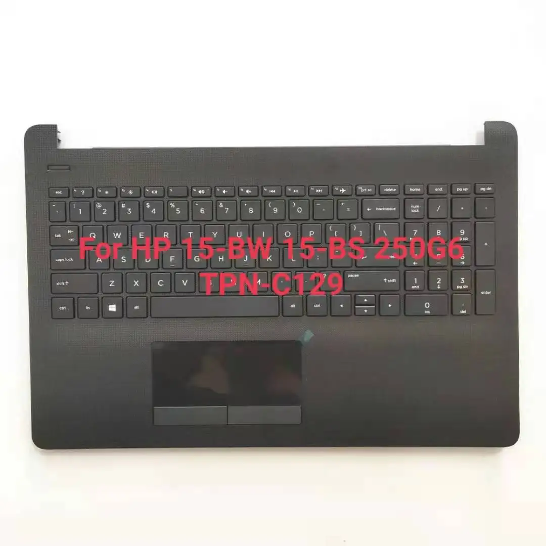 売却 HP Pavilion 15-bw 15-bs 250 G6 255 G6 Usラップトップキーボード用パームレストッパーカバー付き925008-001