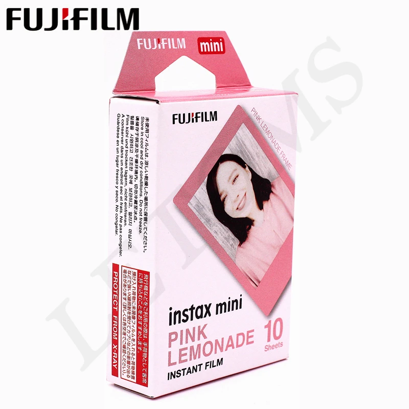 Пленка Fujifilm Instax Mini на выбор фоторамка 10-100 лист фотобумага для камеры Instax Mini 9 Mini 8 Instant Mini 70 90 - Цвет: 10 sheets Pink