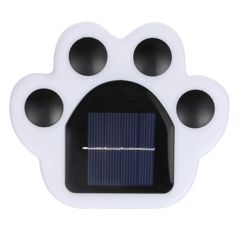 

Paw Print Lights Outdoor Cat Path Lights Solar Powered Cat Animal Garden Lights Paw Walkway Lighting for Patio and Yards