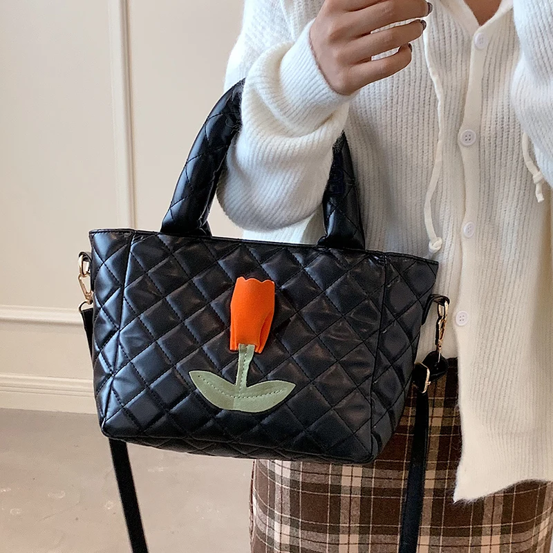 

2021 женская сумка, дизайнерская мягкая сумка через плечо, модная роскошная сумка-тоут из искусственной кожи с ромбовидным узором, вместитель...