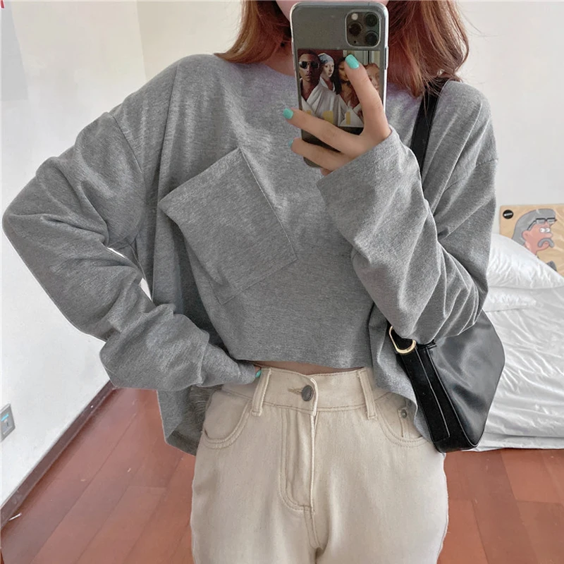 Новинка весна осень стильная женская футболка с коротким рукавом модная новинка