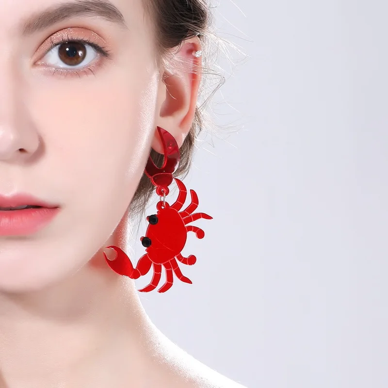 Акриловые серьги XIYANIKE из смолы 2019 милые эффектные Модные женские украшения