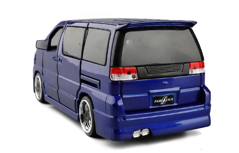 Сказочный модифицированный MPV светильник из 1/32 сплава модель игрушечного