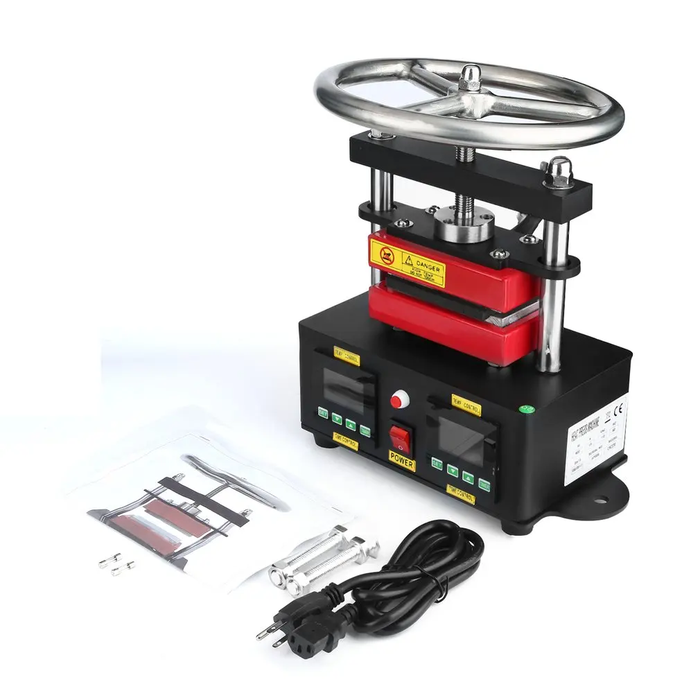Электрическая канифоль пресс машина ручная работа двойные пластины тепла