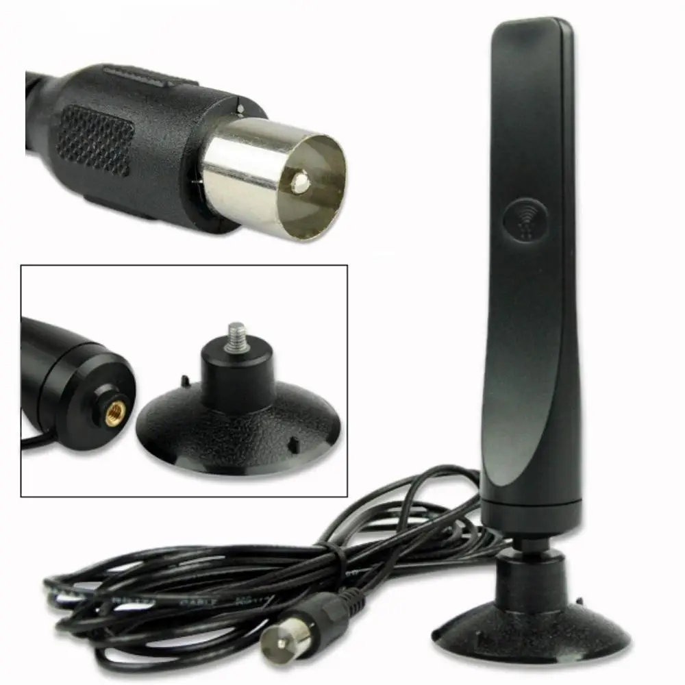 Комнатная цифровая ТВ антенна DVB-T 12dBi усилитель HD IEC интерфейс ATSC ISDB интерьер