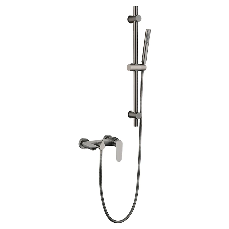 Смеситель для ванны настенный кран с одной ручкой тройной горячей и холодной