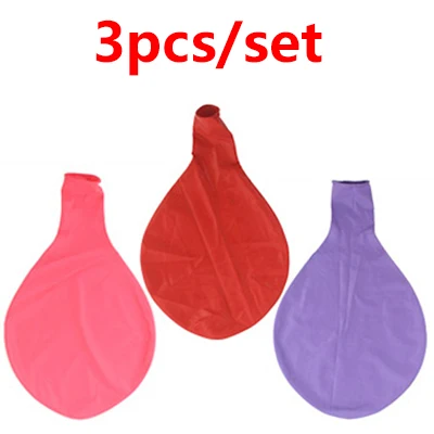 3pcs 1/3 шт. 36 дюймов Цвета латексные воздушные шары конфетти воздушные шары надувной шар для День рождения Свадьба Подарок вечерние воздушные шары, принадлежности для - Цвет: 3pcs