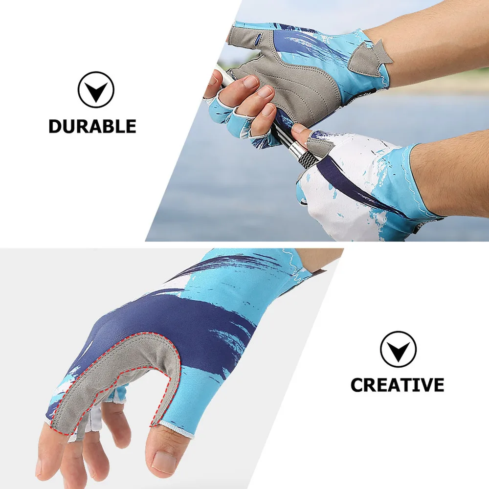 

1 Pair Fishing UV Protection Sun Fishing Fingerless