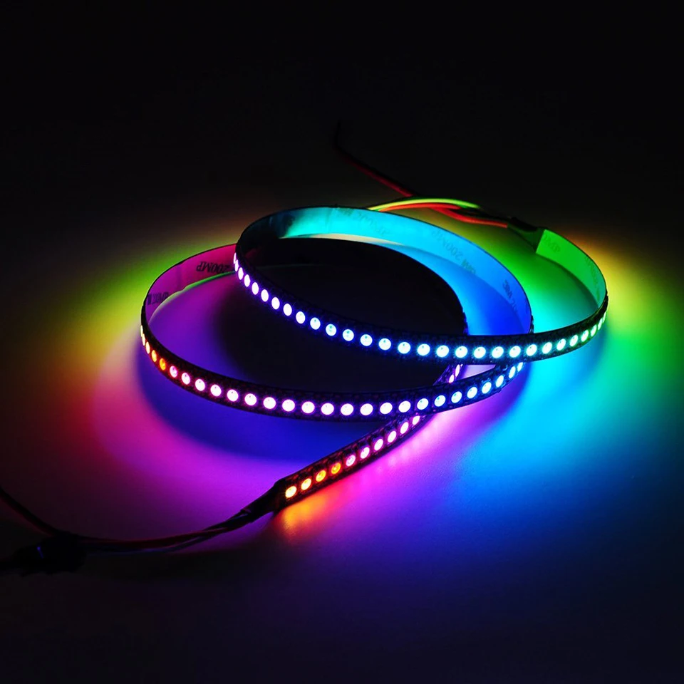 Светодиодный светильник WS2812B WS2812 RGB водонепроницаемый индивидуально адресуемый