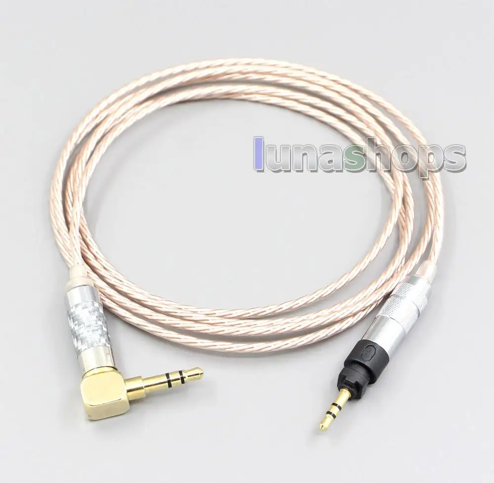 

LN006872 Hi-Res Brown XLR 3.5mm 2.5mm 4.4mm Earphone Cable For Shure SRH840 SRH940 SRH440 SRH750DJ Philips SHP9000 SHP8900
