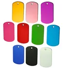 Именная табличка для мужчин и собак, алюминиевая, 100 шт.