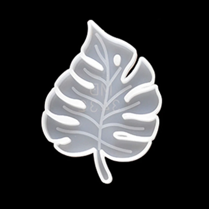 

5Pcs Large Size Leaves Coaster Silicone Resin Mold Tropical Maple Leaf Resin Casting Mold Resin Concrete Mold Art Crafts epoxy