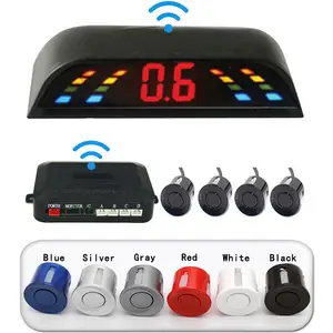 Car Auto Parktronic LED Parking Sensor with 4 Sensors Reverse Backup
Car Wireless Parking Radar Monitor Detector System Display