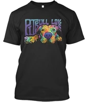pit bull dogs t shirt cotton printed short sleeve tee t shirt