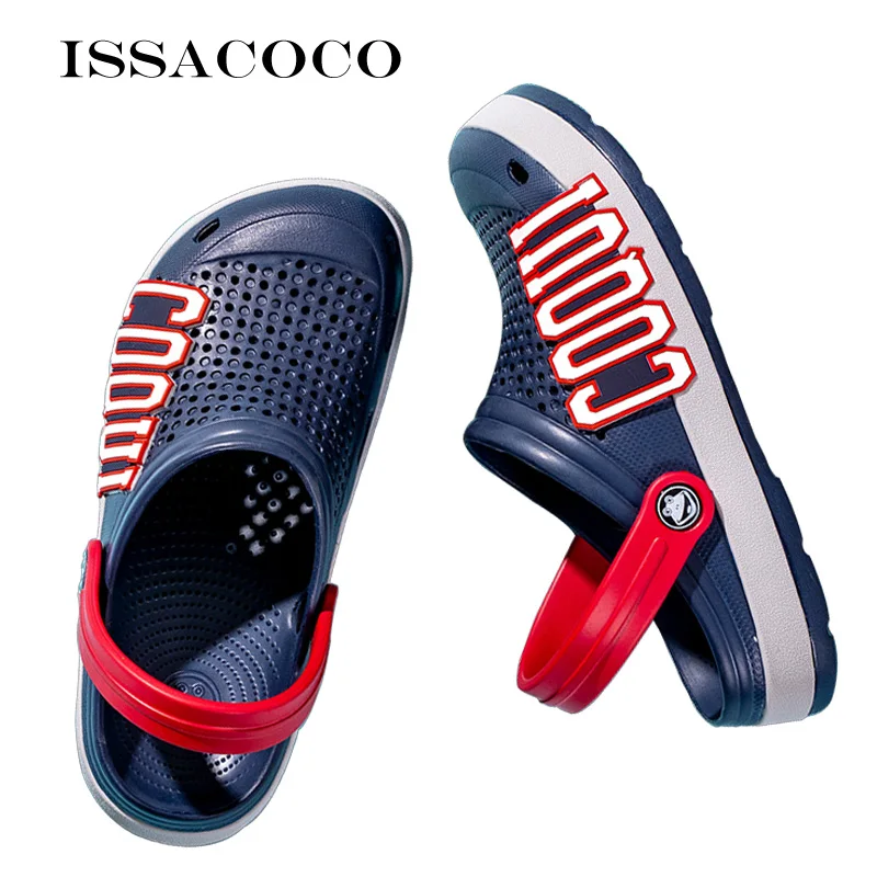 Мужские пляжные сандалии Тапочки Мужская прозрачная обувь Сандалии