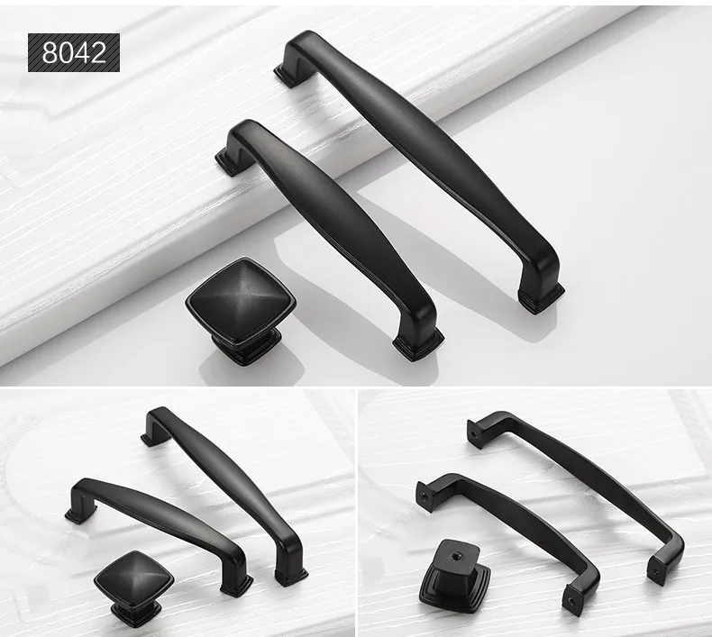 Дверные ручки современные контракт типа Европа из цинкового сплава с выдвижными