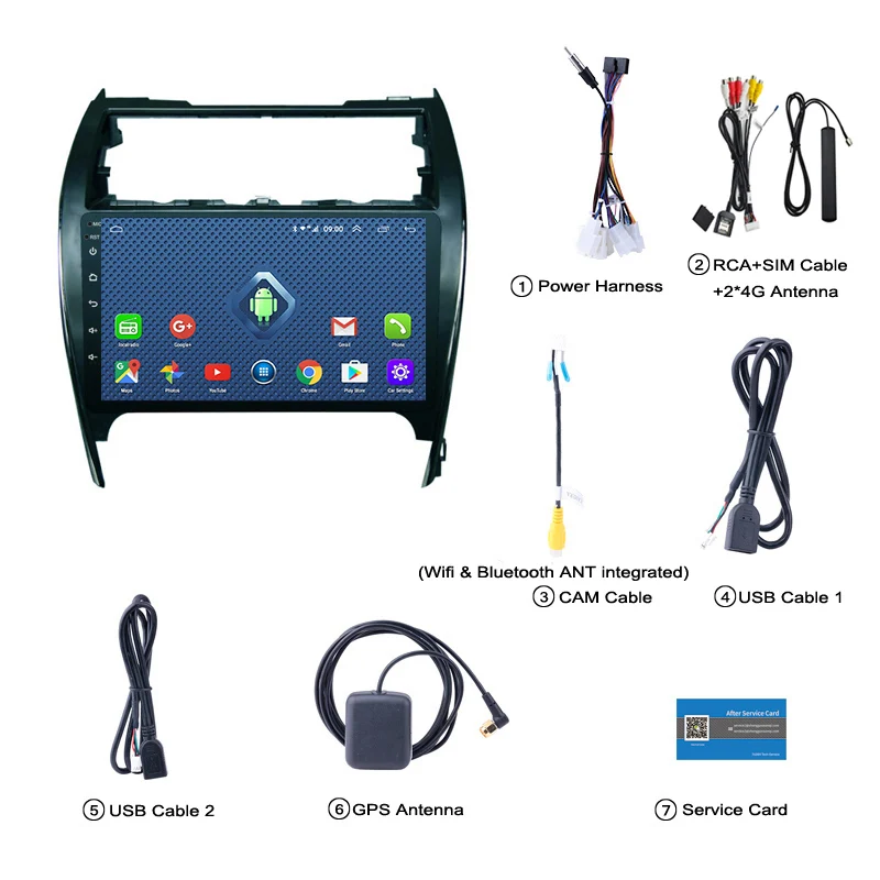 4G Lte All Netcom 10 1 дюймов WANQI 9 автомобильный DVD плеер стерео радио GPS навигация для Toyota