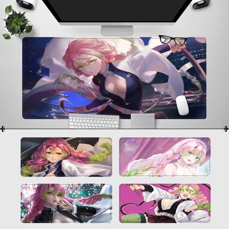 

30x80cm Mitsuri Kanroji Mouse Pad Gamer Keyboard Maus Pad Desk Mouse Mat Game Accessories For Overwatch