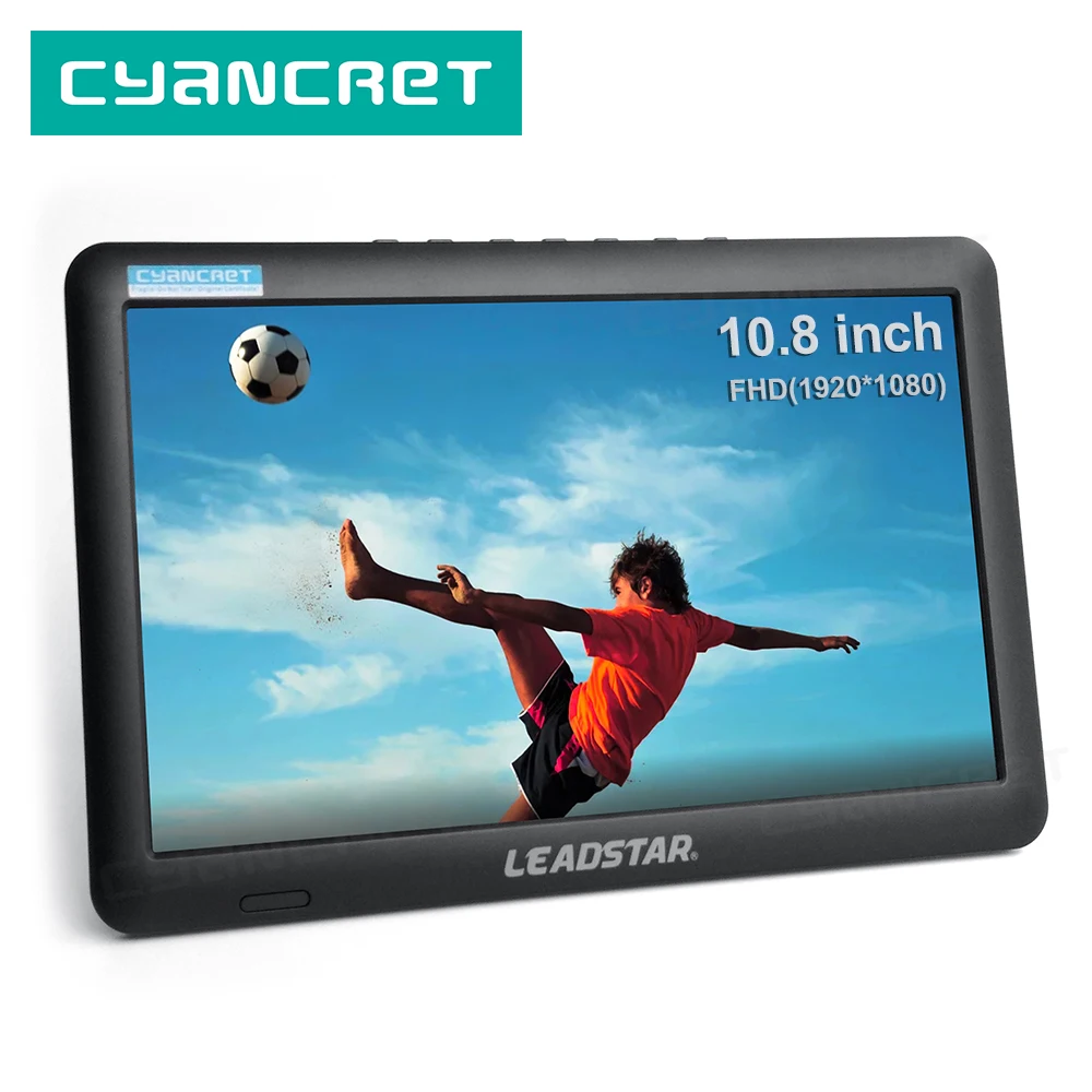 LEADSTAR DVB T2 Портативный ТВ 10 8 дюймов Full view светодиодный телевизор мини маленький