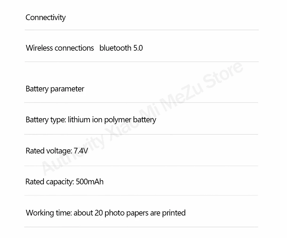Xiaomi mi AR принтер 300 точек/дюйм портативный фото mi ni DIY поделиться Bluetooth AR Видео Печать 500 мАч Карманный принтер с mi jia app