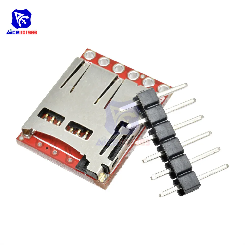Diymor Openlog серийный регистратор данных с открытым исходным кодом ATmega328 модуль SPI Pin 16 МГц 64 г для Arduino Поддержка Micro SD