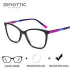 ZENOTTIC оправа для очков в стиле кошачьи глаза для женщин анти-синий светильник CR39 линзы для очков женские оптические очки для близорукости и дальнозоркости