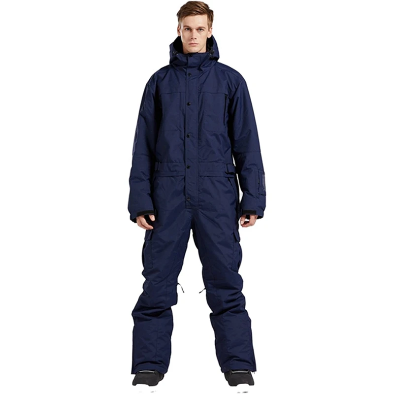 Синий волшебный водонепроницаемый сплошной лыжный комбинезон для сноуборда 30