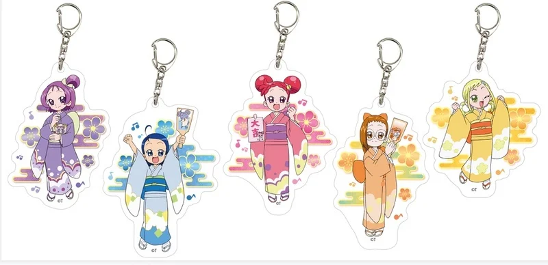 

Аниме волшебный DoReMi Harukaze Doremi Fujiwara Hazuki акриловый брелок школьная сумка амулет подвесной брелок милое кимоно серия подарок