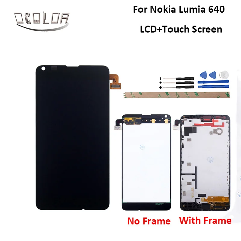 Ocolor для Nokia Lumia 640 ЖК-дисплей и сенсорный экран 5 0 "сборка Замена дигитайзер +