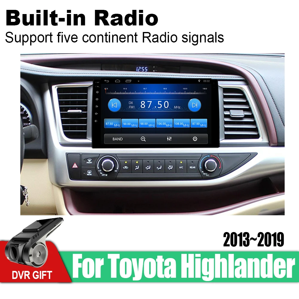 ZaiXi 10.1 Inch 2Din Android Car Radio Wifi Autoradio Bluetooth Tochscreen GPS Multimedia Player For Toyota Highlander 2013~2019 |