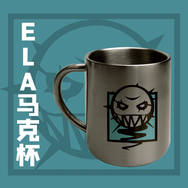 

Steam Ubisoft Rainbow Six ELA 300ml Double Wall 304 Stainless Steel Cup Coffee Milk Tea Water Travel Mug for Outdoor Drinking