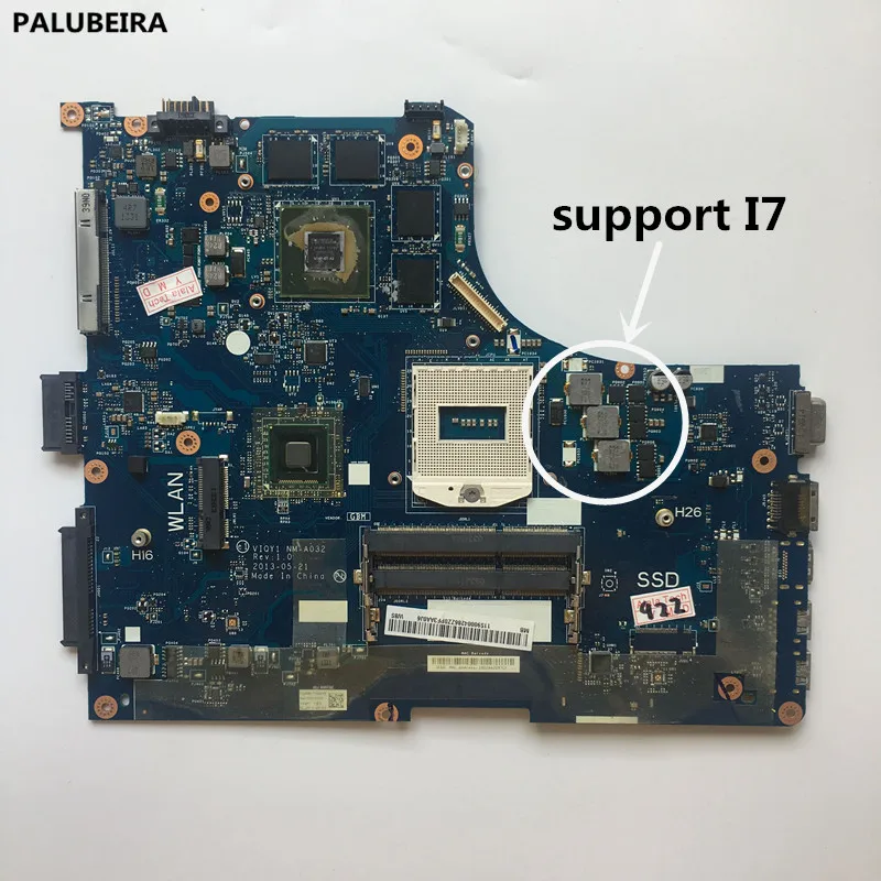 ZZZNAYQ Высокое Качество для lenovo Y51P VIQY1 NM-A032 REV: 1,0 Y510P материнская плата для ноутбука NM-A032 1920*1080 полная тестовая работа