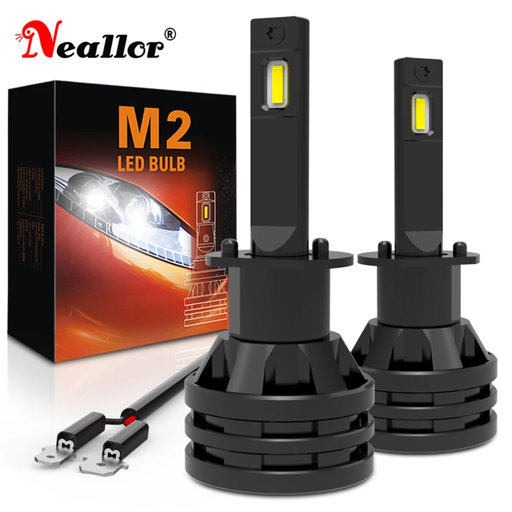 

2 шт., Автомобильные светодиодные фары H7 H4 H11 H1 H8 H9 H3 9005 9006 HB4 9012 HIR2 6000K лм 50 Вт 12 В