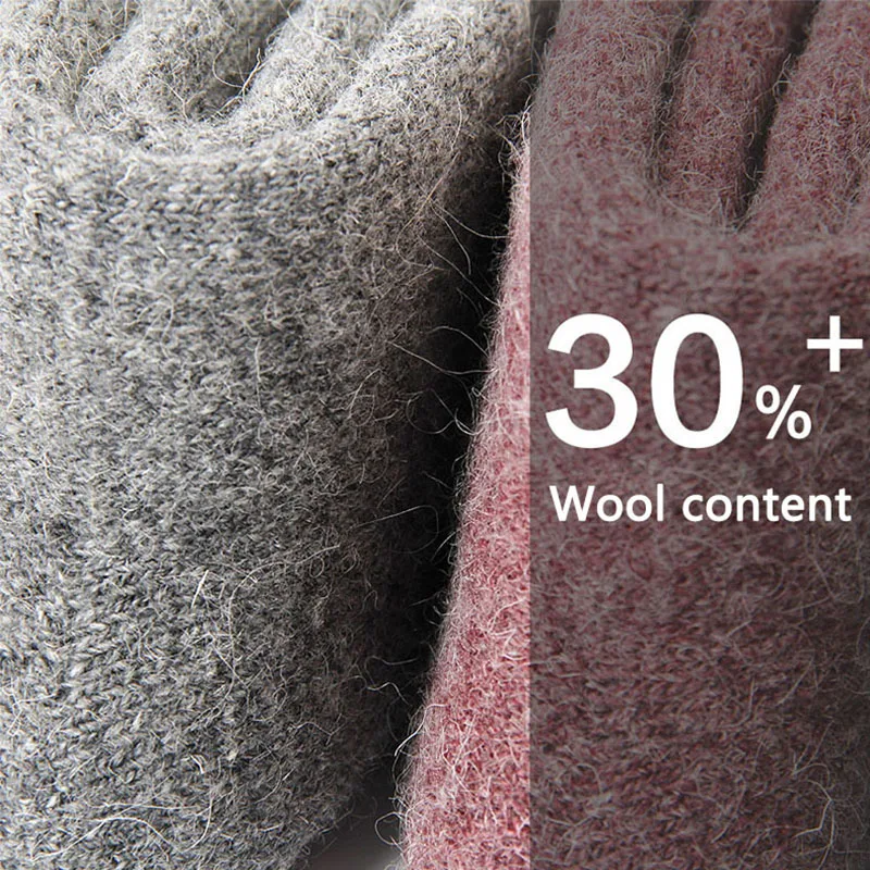 

3Pairs/lot Super Thicker Solid Terry Socks Wool Socks Against Cold Snow Socks Winter Warm Funny Happy Socks Female Women Socks