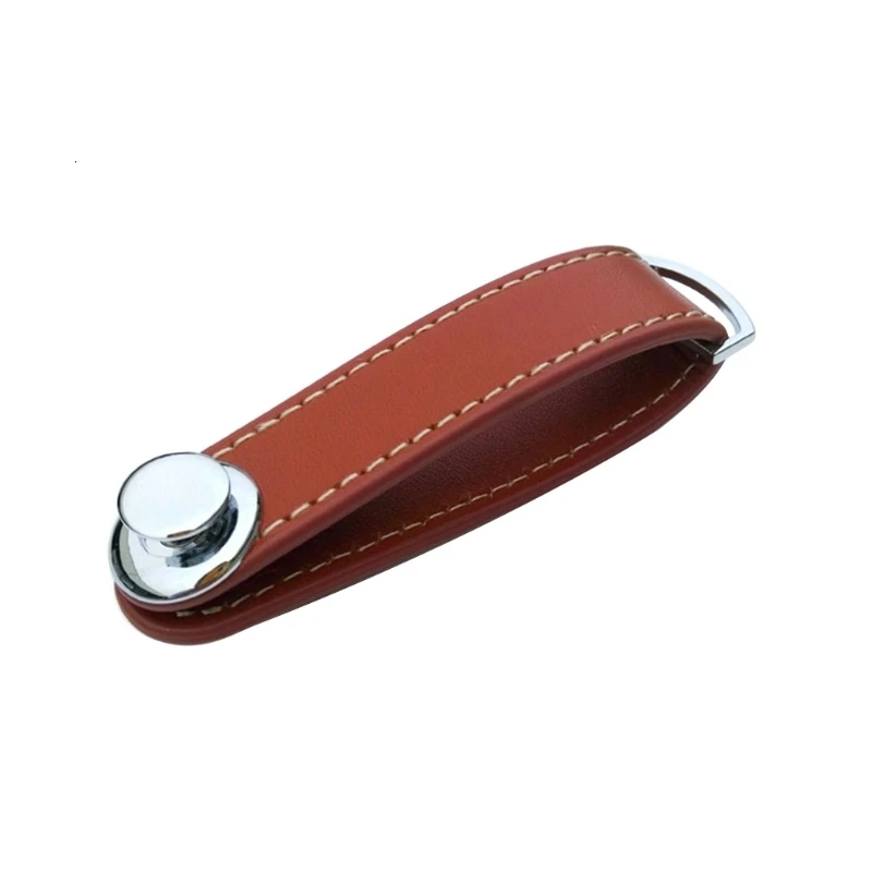 Genuine Leather Cowhide Creative Key Chain Holder Organizer Smart Key EDC Gear Keychain Car Pocket Ring Keyring