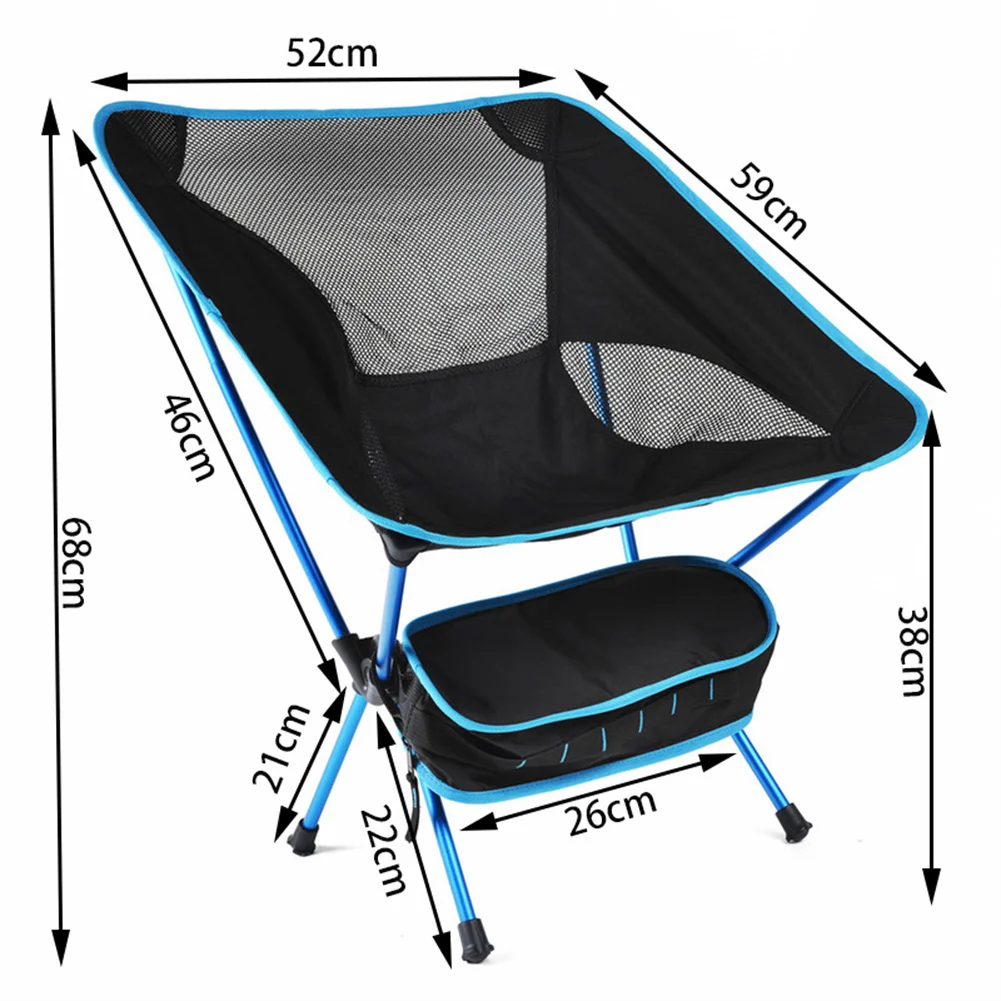 

Outdoor Folding Beach Chair Lazy Fishing Chair Portable Moon Space Chair Camping Barbecue Armchair For Outdoor Camping Fishing