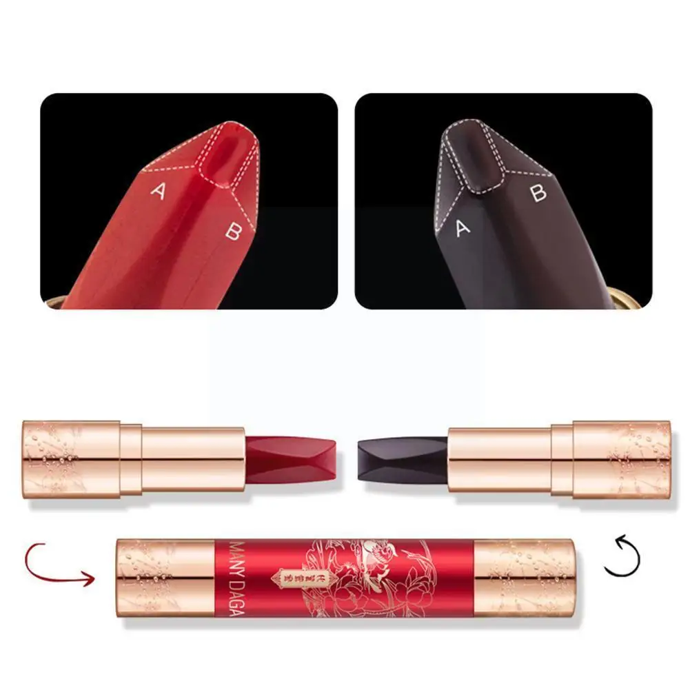 

Six-color Lipstick Double Tube Set Is Not Easy To Take Lipstick Off Lasting Gloss Moisturizing Makeup Lip Velvet Matte O9B4