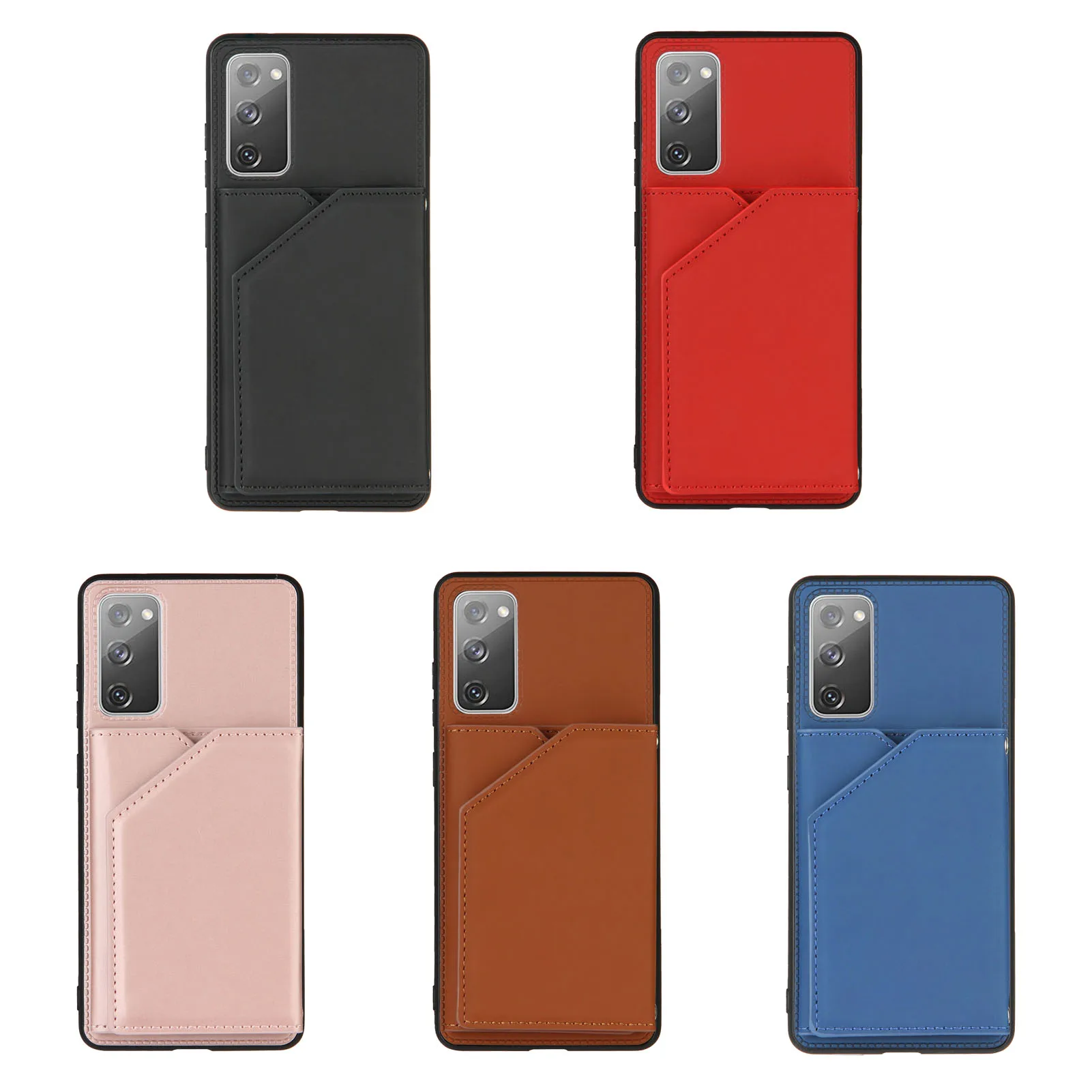 

Business PU Leather Phone Case For Samsung Galaxy A51 A50 A71 A21S S20 Plus S10 Lite Note 20 Ultra Wallet Card Slot Stand Cover