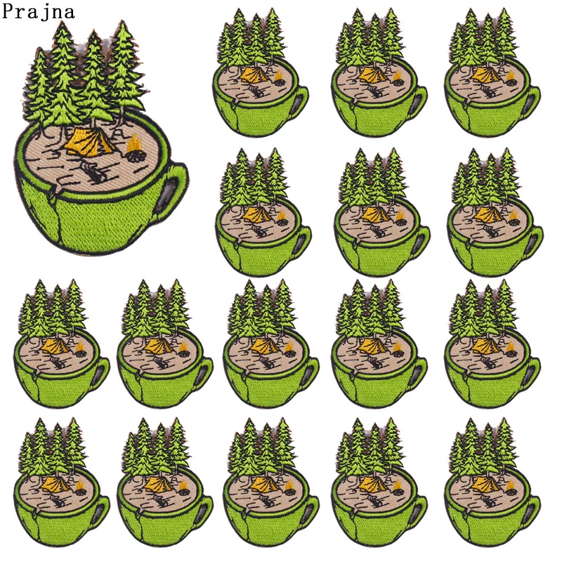 Нашивки для одежды Prajna термоклейкие космос НЛО 10 шт. | Дом и сад