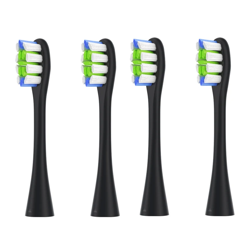 2PCS Black Xiaomi Oclean X/One 2 шт сменные насадки для автоматической электрической звуковой зубной щетки Глубокая чистка зубные насадки - Цвет: 2PCS Black